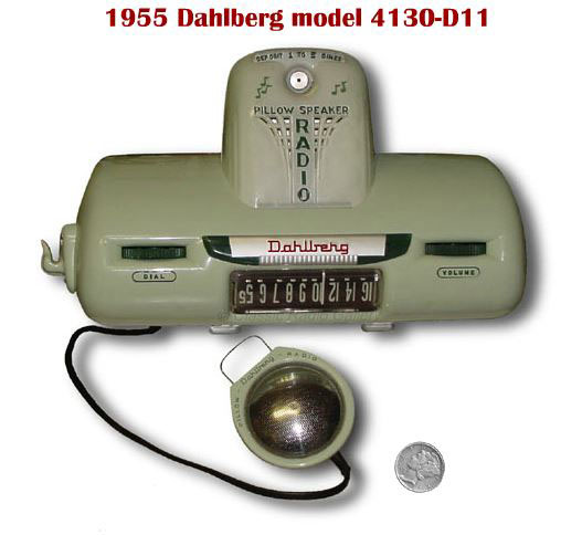 Dahlberg coin-op radio model 4130-D11, mint green