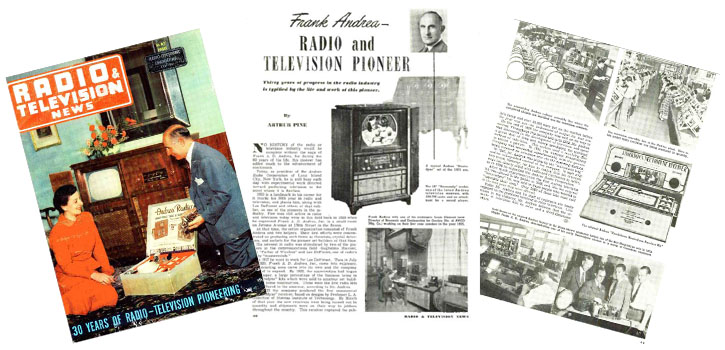 Radio News magazine with FADA, may 1950