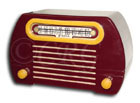Fada Radio model 652 Temple with plum and butterscotch catalin cabinet, 1946