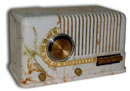 Silvertone Radio model 7004, marbled beetle cabinet, 1940