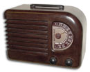 Sparton Radio model 511, brown bakelite, 1941