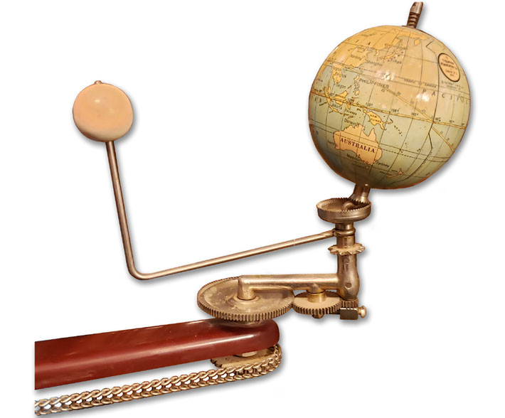 Trippensee Planetarium Orrery closeup