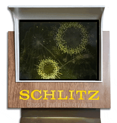 Schlitz Fireworks motion sign