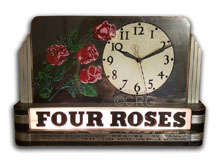 Four Roses Whiskey advertising clock