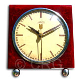 Janes red catalin clock