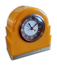 Lackner Neonglo Dulcy catalin clock