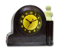 Lackner Neonglo Kay nude Venus bakelite clock