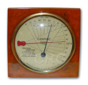 Middleburg catalin thermometer barometer