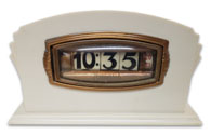Pennwood digital clock, ivory plaskon