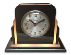 Sessions lighted acrylic clock