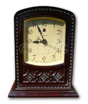 Telechron brown bakelite clock