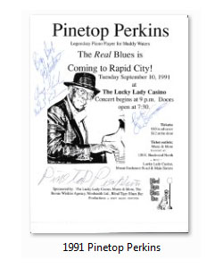 Pinetop Perkins in Rapid City