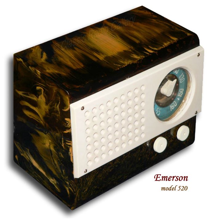 Emerson Radio model 520 catalin cabinet