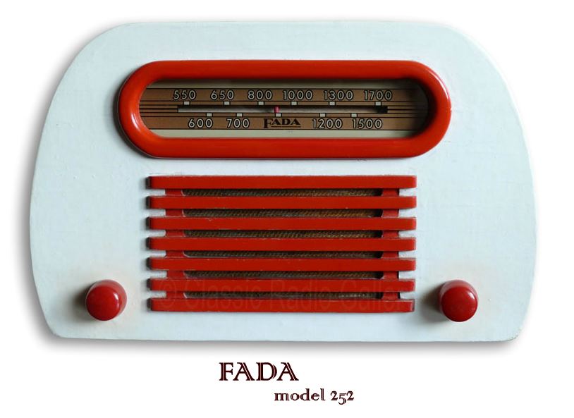 Fada Radio model 252 Temple, wood version of the model 652