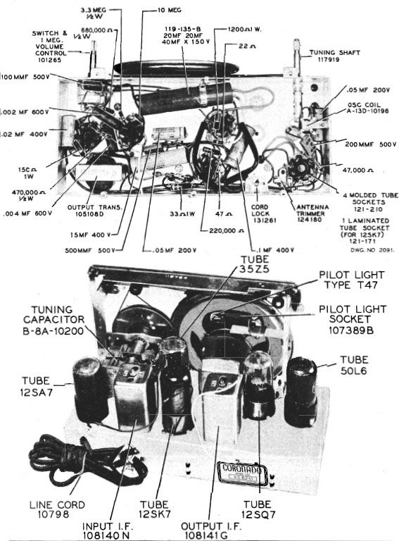 coronado 43-8241 service data