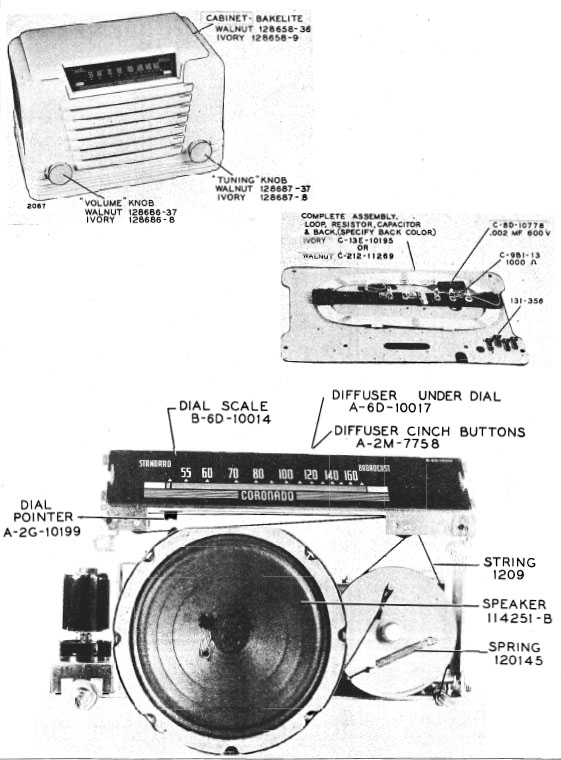 coronado 43-8241 service data