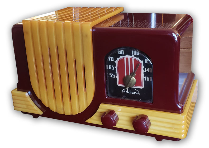 Canadian Addison Radio model 2 Waterfall, catalin cabinet