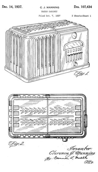 Airline Miracle cabinet patent drawings