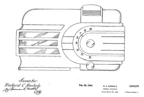 Belmont prototype radio patent drawing