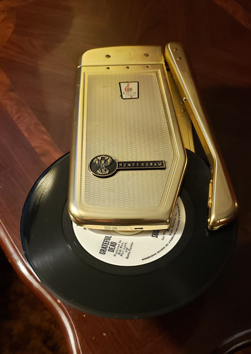 Emerson Wondergram portable phonograph U.K.