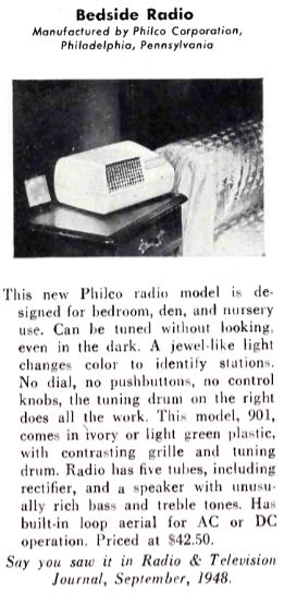 Philco 49-901 Secretary ad