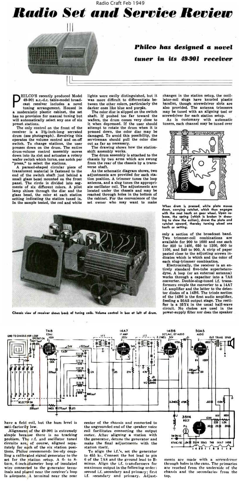 Philco 49-901 Secretary article