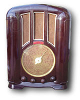 Airzone Radio model 537, large bakelite tombstone, Australian