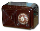 Automatic Radio Corp model 614X, brown bakelite