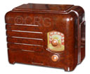 Coronado Radio model 5D2-4A, brown bakelite, 1939