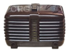 Crosley Radio model 648, bakelite, pushbuttons, 1939