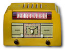Dewald Radio model B512 Clock Radio with catalin cabinet