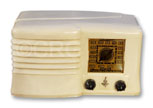 Emerson Radio CR-274, white plaskon