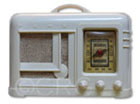 Fada Radio model 139, white plaskon, 1940