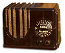 Fada Radio model 350 brown bakelite, 1936