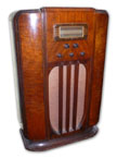 General Electric model E155 console radio