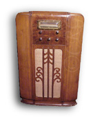 General Electric model E105 console radio