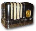 Goodyear Belmont-made radio model 602B, black bakelite, 1938