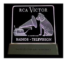 RCA Radios & Television Nipper light