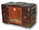 Remler Radio model 5500 Scottie, brown bakelite, 1947