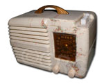Sentinel Radio model 195ULT with marbled beetle cabinet, 1939