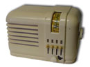 Truetone Radio model D941 bakelite cabinet, verticle dial