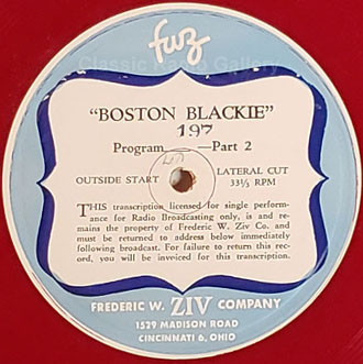 Boston Blackie: The Masters Diamond - Nathan and Evan Inc. | Boston