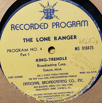Old Time Radio Transcription Disc Collection
