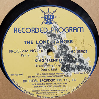 Old Time Radio Transcription Disc Collection