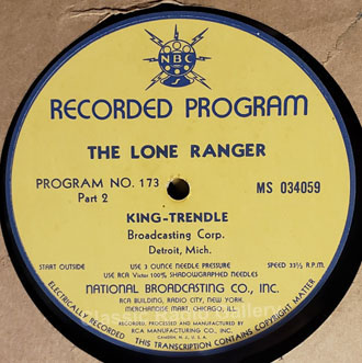 Old Time Radio Transcription Disc Collection