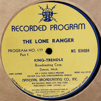 Old Time Radio Transcription Disc Collection